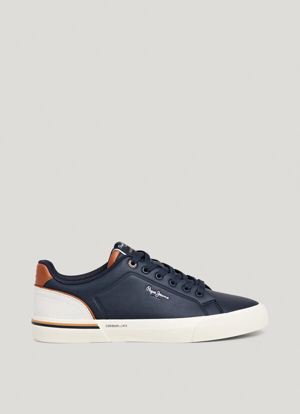 KENTON - CLASSIC TRAINERS WITH SUEDE DETAILS 