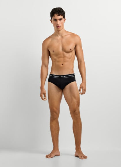 3PACK STRETCH COTTON BRIEFS