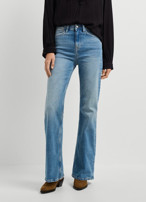 WILLA - HIGH-RISE FLARE FIT JEANS - 2