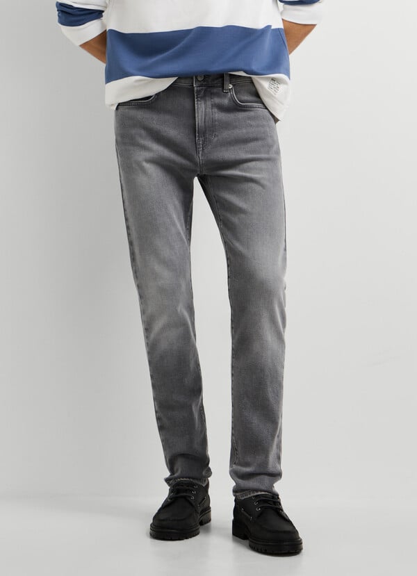 FINSBURY - SKINNY FIT MID-RISE JEANS - 2