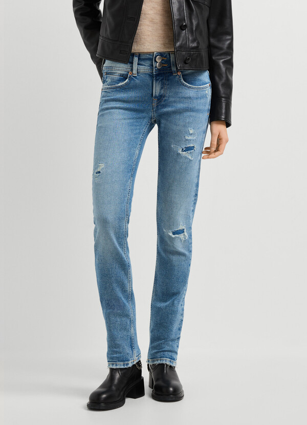 VENUS - LOW-RISE SLIM FIT JEANS - 2
