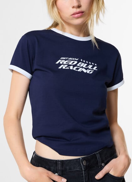 COLOR BLOCK T-SHIRT WITH GRAPHIC