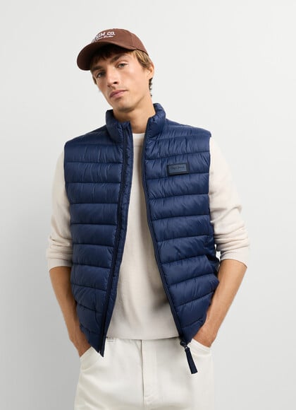 PADDED HIGH NECK GILET