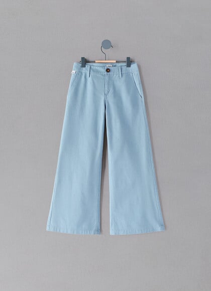 LOW-RISE WIDE FIT TROUSERS