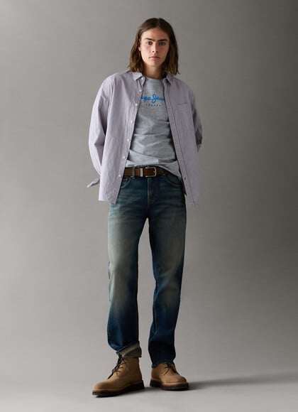 CASH - STRAIGHT FIT MID-RISE JEANS