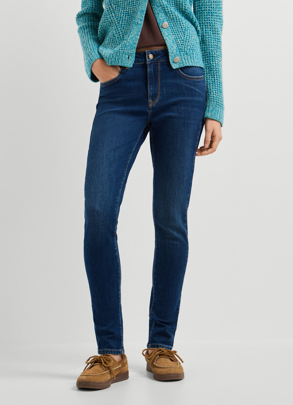 REGENT - MID-RISE SKINNY FIT JEANS - 2