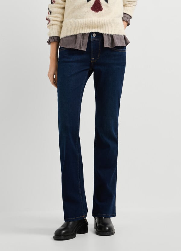 PIMLICO - LOW-RISE FLARE FIT JEANS - 2 PIMLICO - LOW-RISE FLARE FIT JEANS - 2