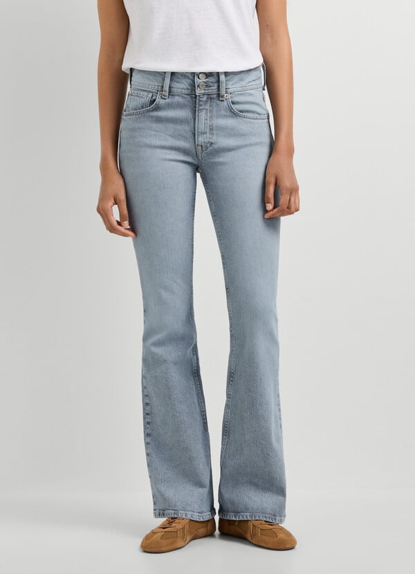 Venus - Mid-Rise Flare Jeans - 2