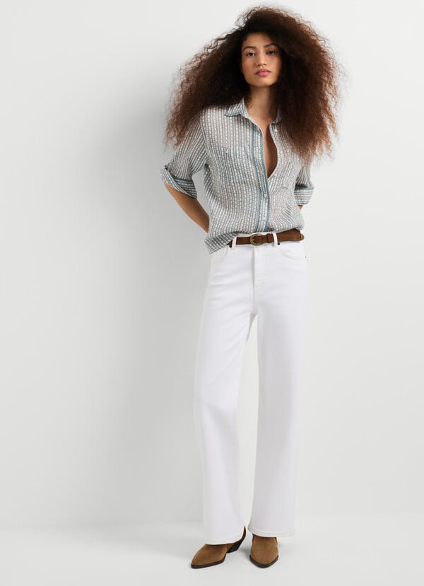 Lexa - High-Rise Straight Jeans